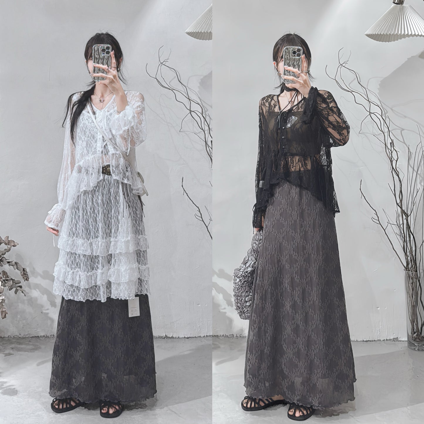 [ 現貨 / 預訂  ₊˚⊹♡ ] fem lace blouse / 2 colors
