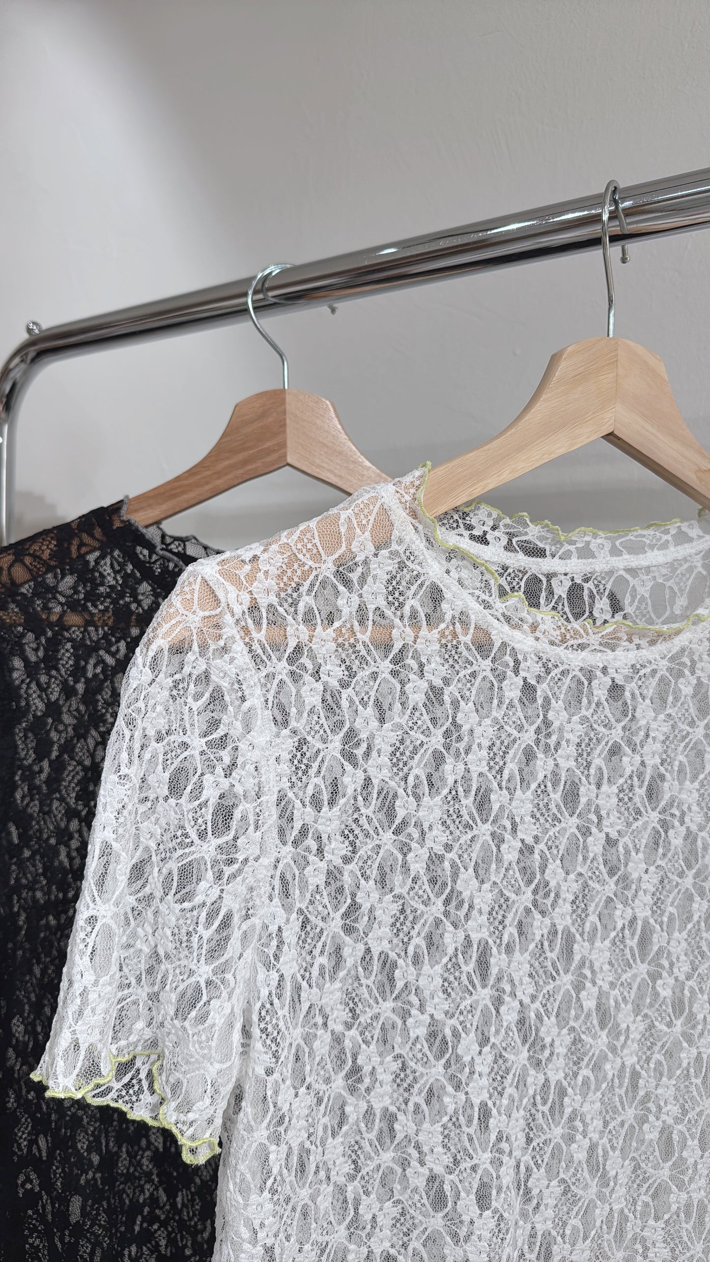 [ 預訂 ] Lace see through top/ 2 colors