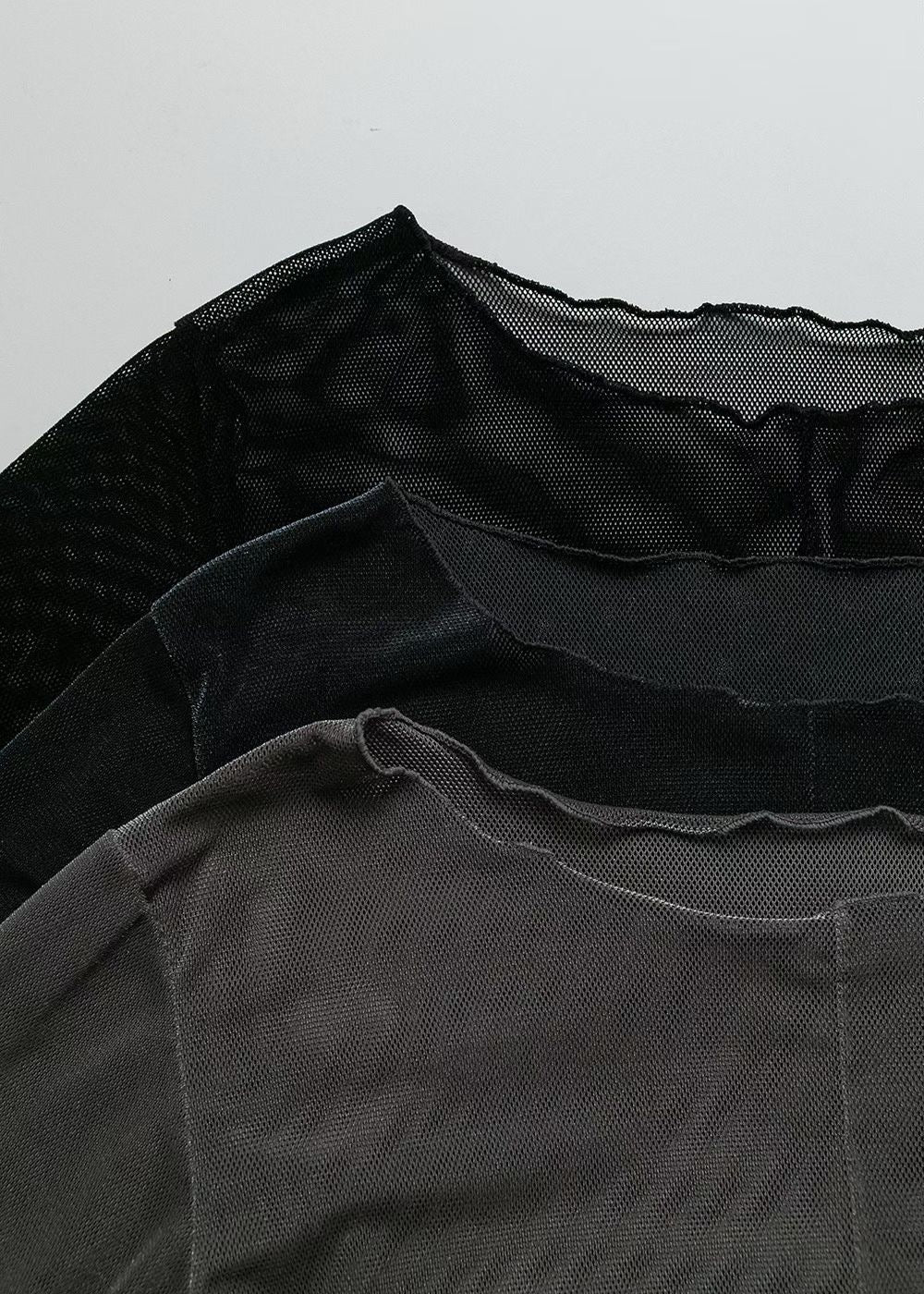 [ 預訂.˚‧💭 ] [ 店主大愛款！] [ little glossy! ] Mesh velvet set / 3 colors