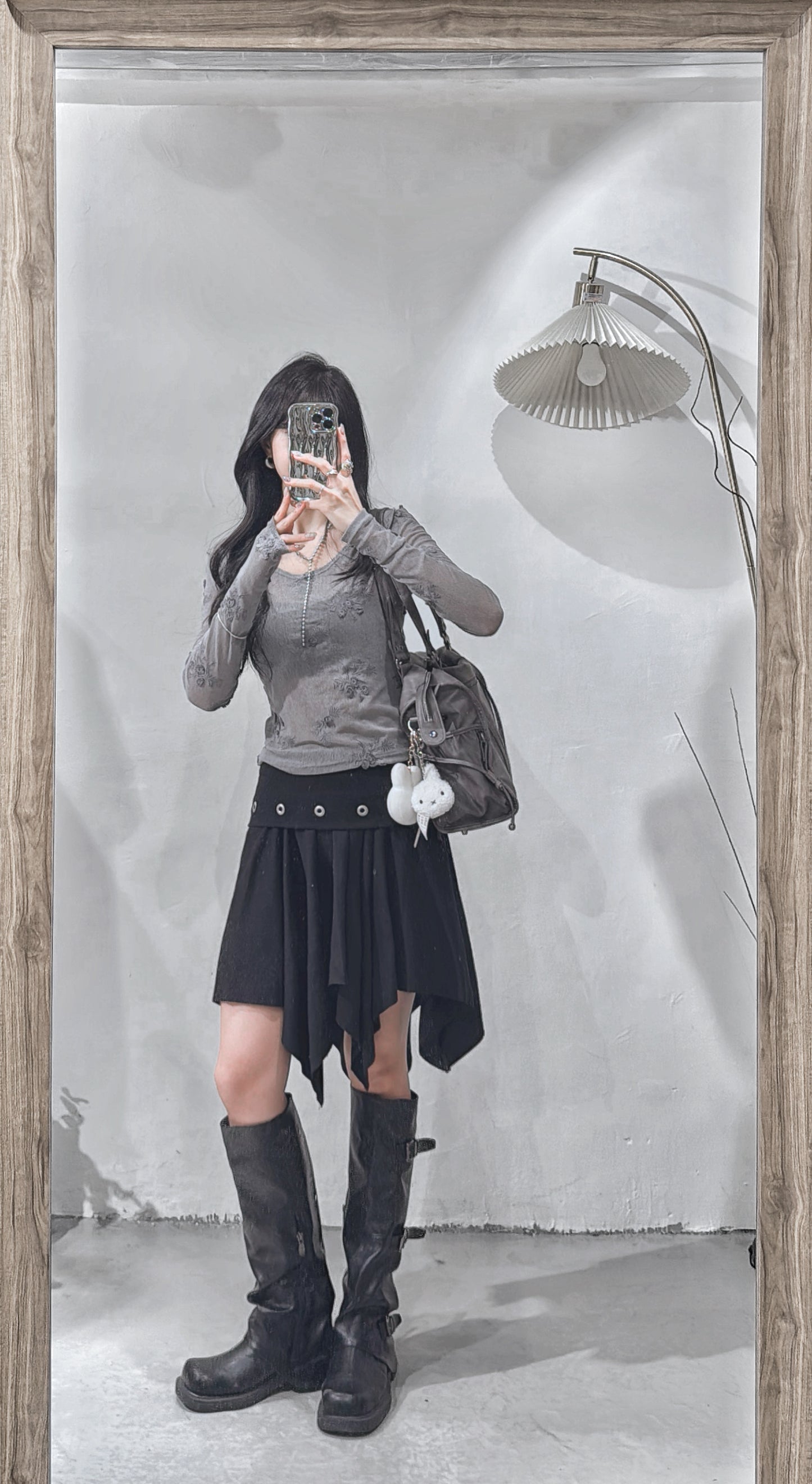[ ✰ 預訂 ] eyelet skirt / 3 colors