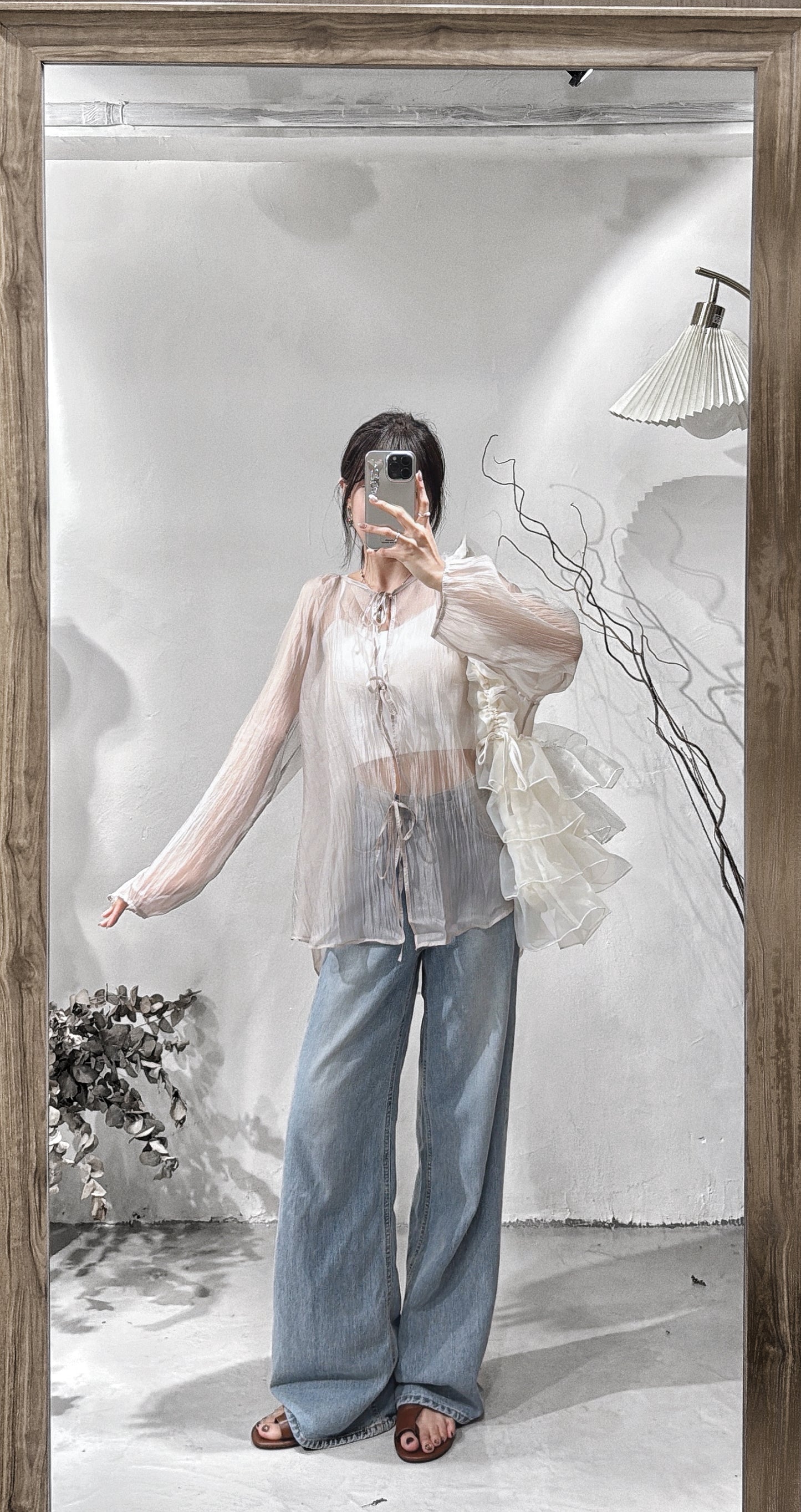 [ 48HRS首批價！] Bouquet Blouse / beige