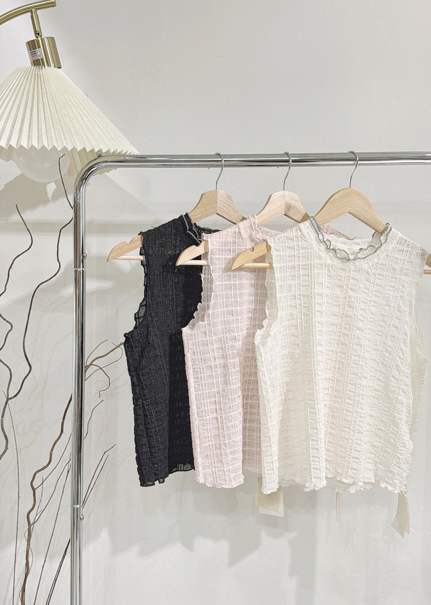 [ ˚.🎀༘⋆ ] checkered vest  / 3 colors