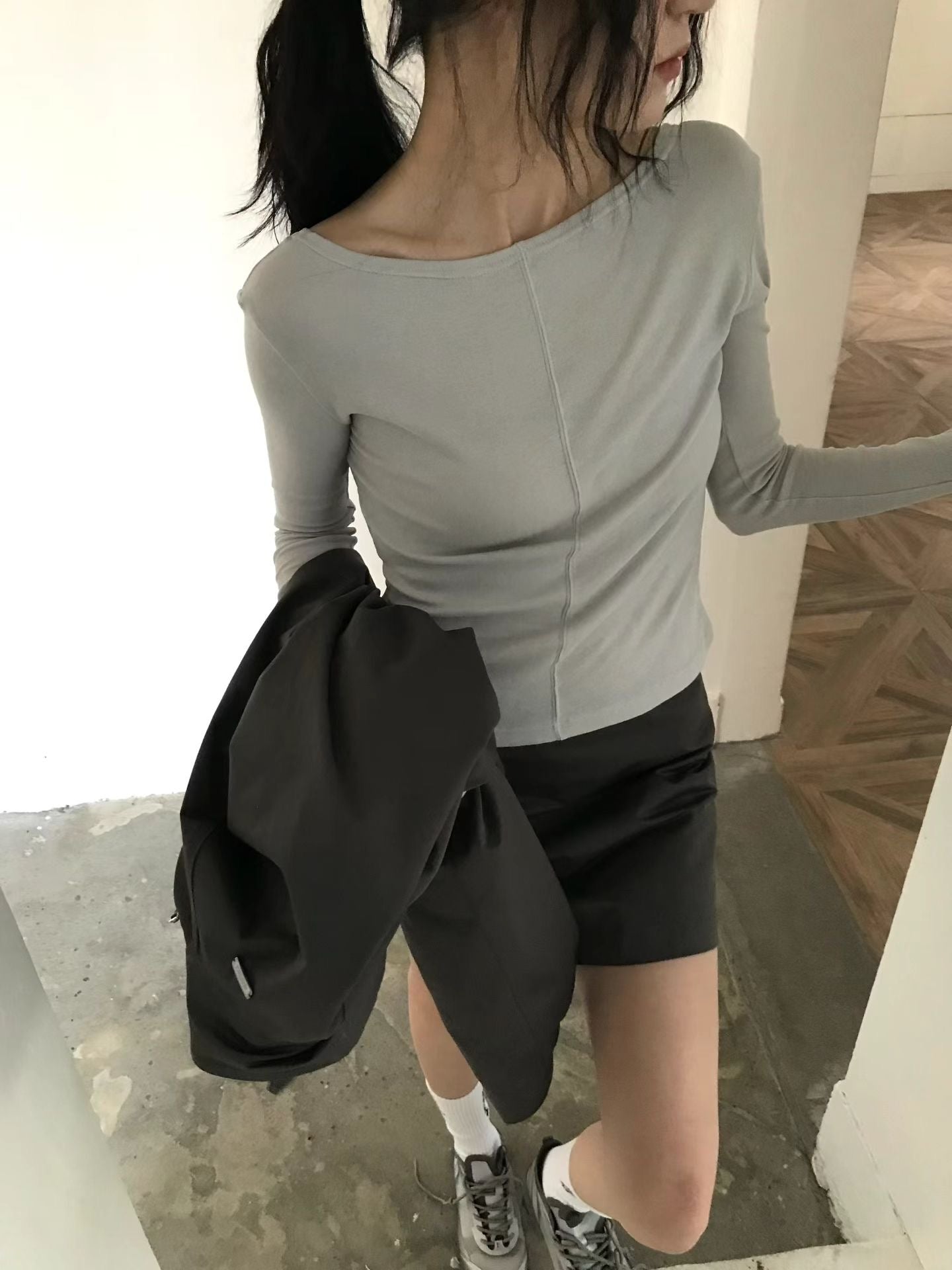 [ 預訂 ⋆𐙚 ̊ ] round neck inner / 4 colors
