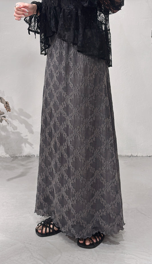 [ DDD made / 五月尾到貨  ₊˚⊹♡ ] kinki skirt / charcoal