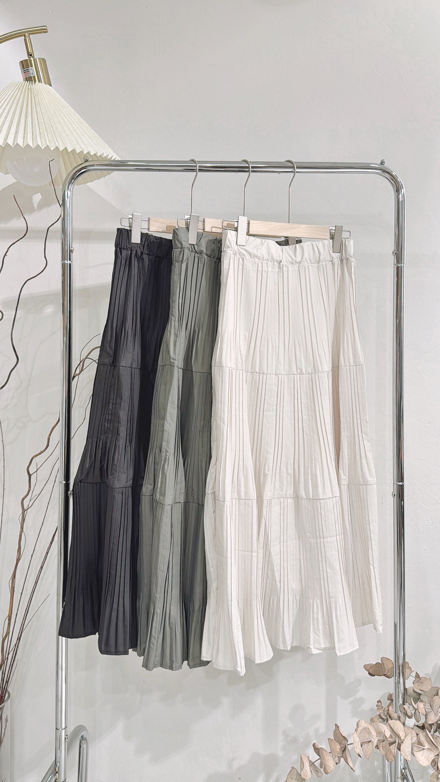 [ 現貨/預訂 ⊹ ࣪ ˖ ] [ 小個子友好！] tiered sop sop skirt / 3 colors