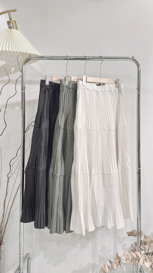 [ 現貨/預訂 ⊹ ࣪ ˖ ] [ 小個子友好！] tiered sop sop skirt / 3 colors