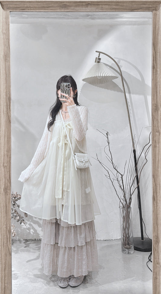 [ .✦ ݁˖ 現貨 / 預訂 ] Apron top / 2 colors