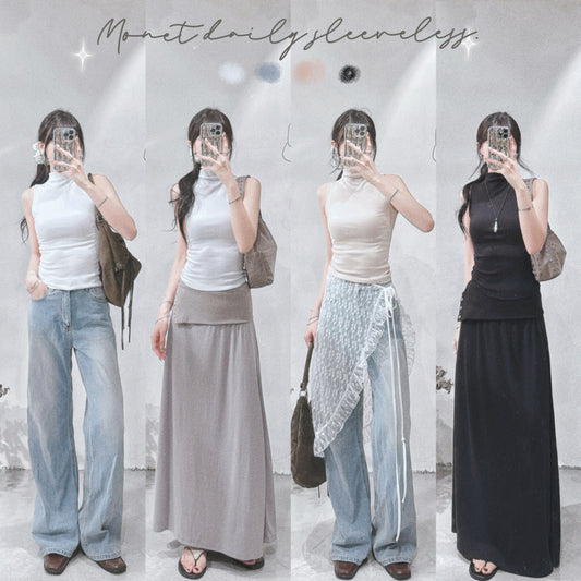 [ 預訂🪽⋆ ՙִՙ ] monet daily sleeveless / 4 colors