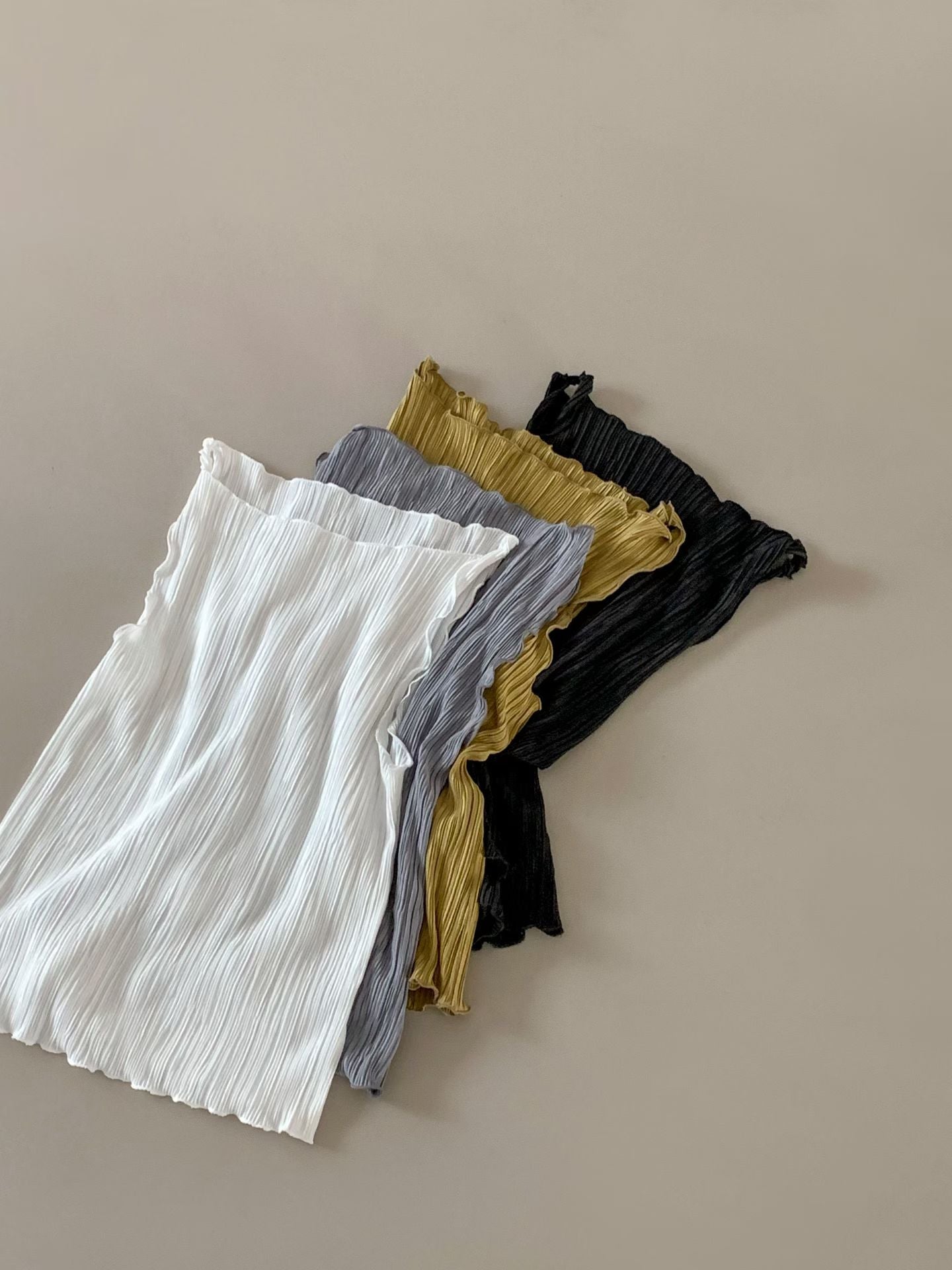 twisted pleated cami / 4 colors