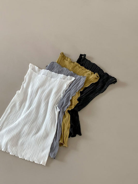 twisted pleated cami / 4 colors
