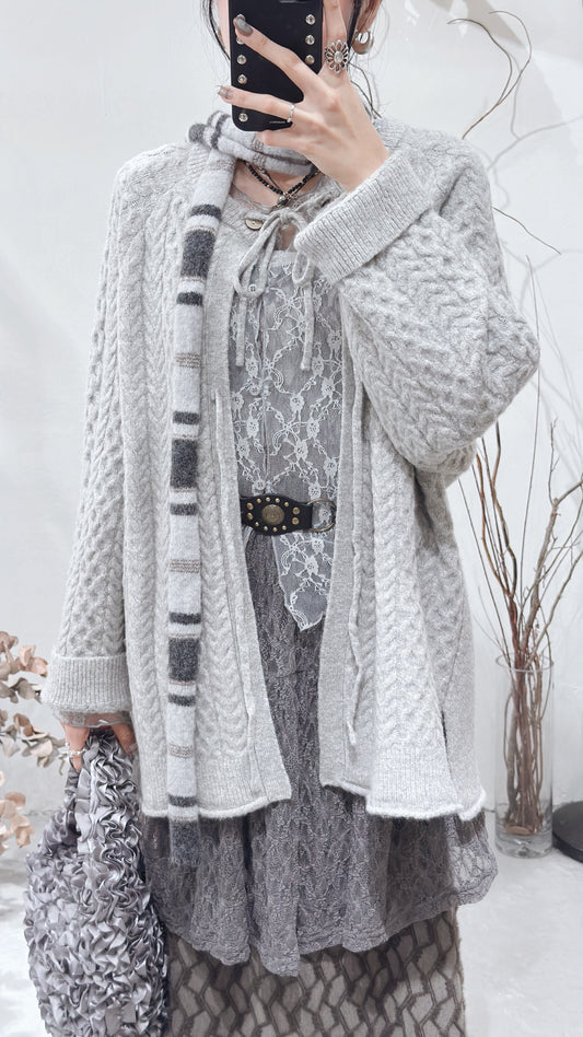 [ 一月限定！ꕤ . ݁₊] set 0132/ grey