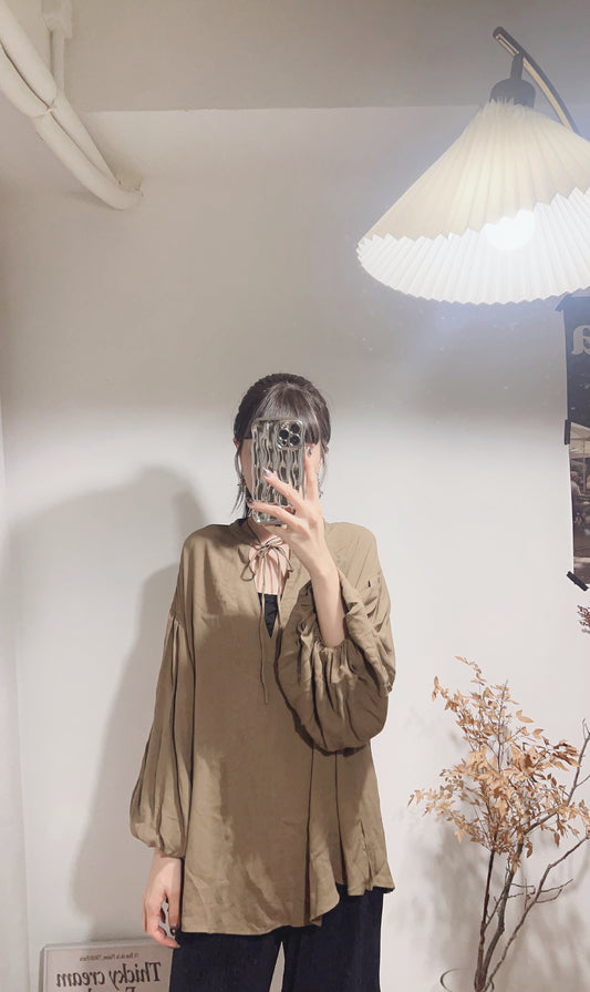 Mashi shirt/ brown