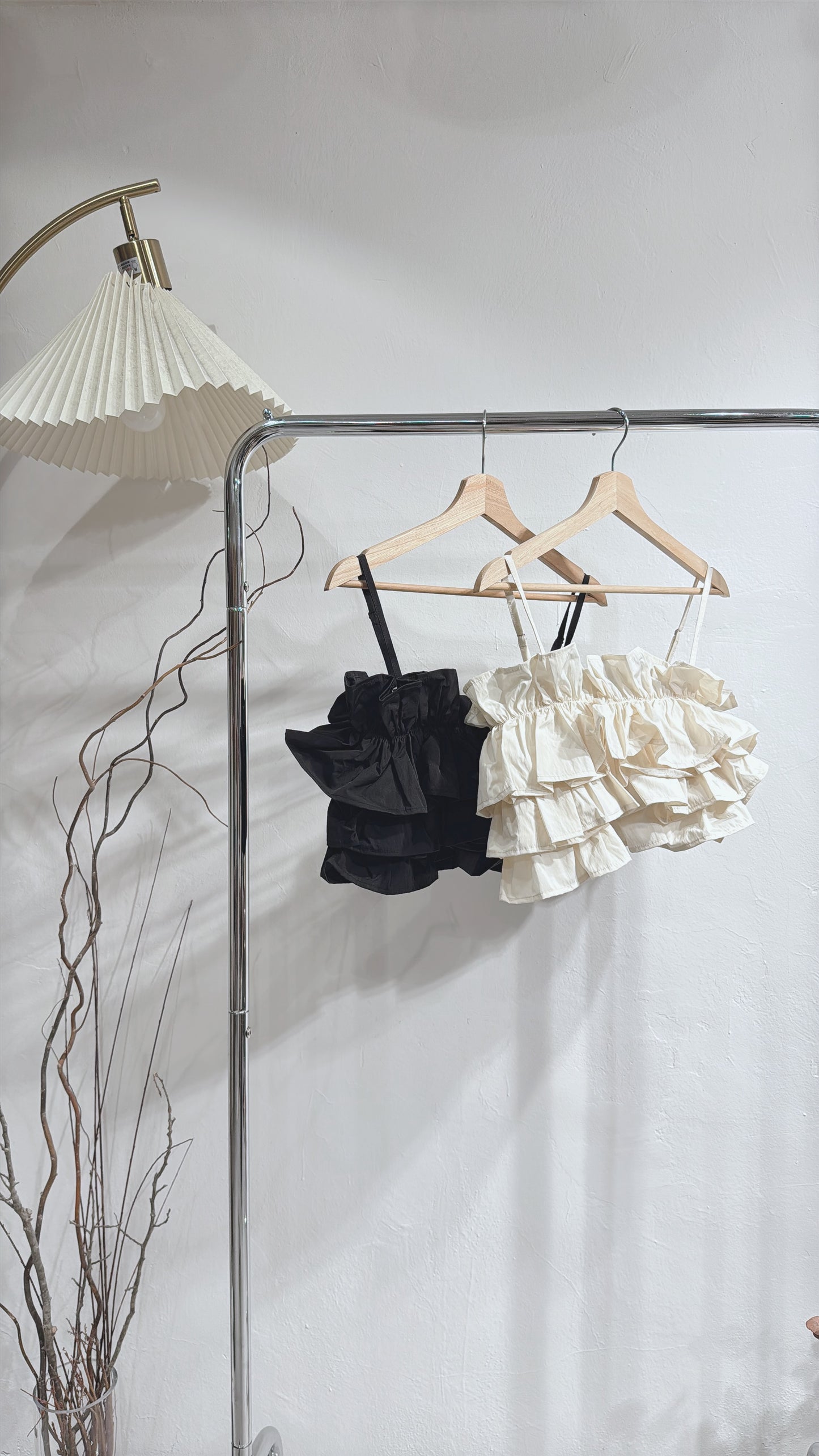 [ 現貨 / 預訂🪽⋆ ] Ruffle Bustier Cami / 2 colors