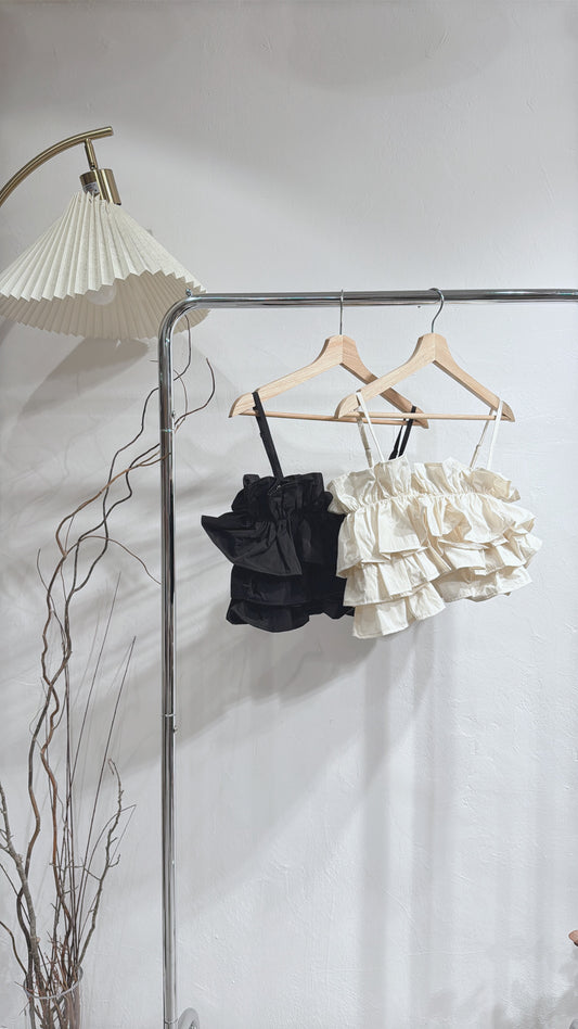 [ 現貨 / 預訂🪽⋆ ] Ruffle Bustier Cami / 2 colors