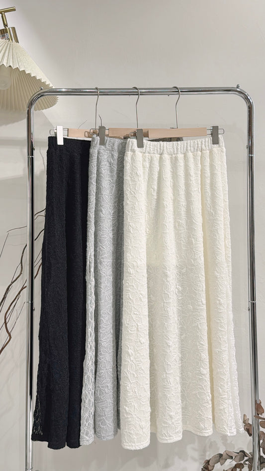 [ ⋆✴︎˚｡⋆ ۫ 門市人氣預訂款! ] side lace patchwork skirt / 3 colors