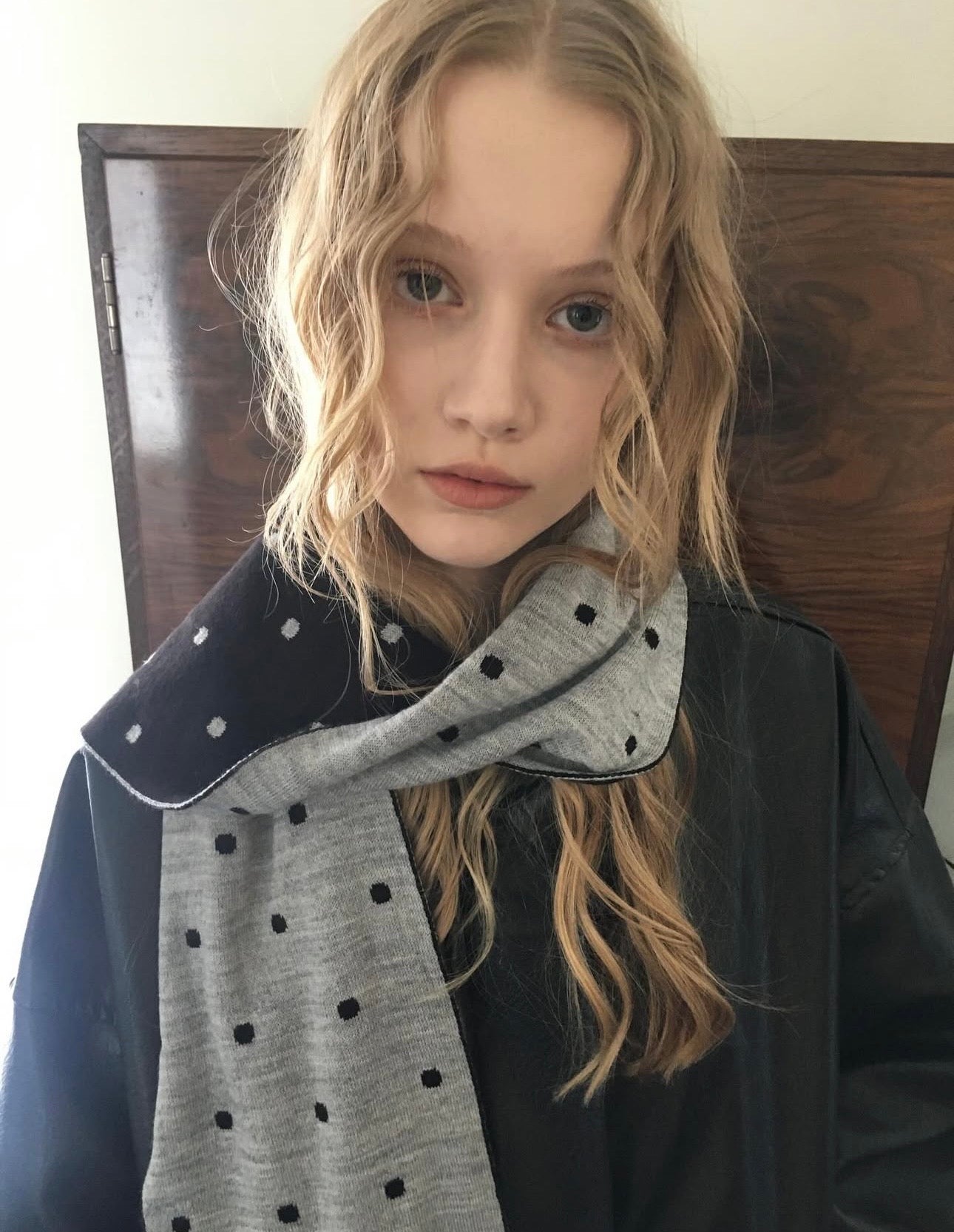 [ 預訂⋆⁺₊❅⋆ ] dot dot scarf / 2 colors