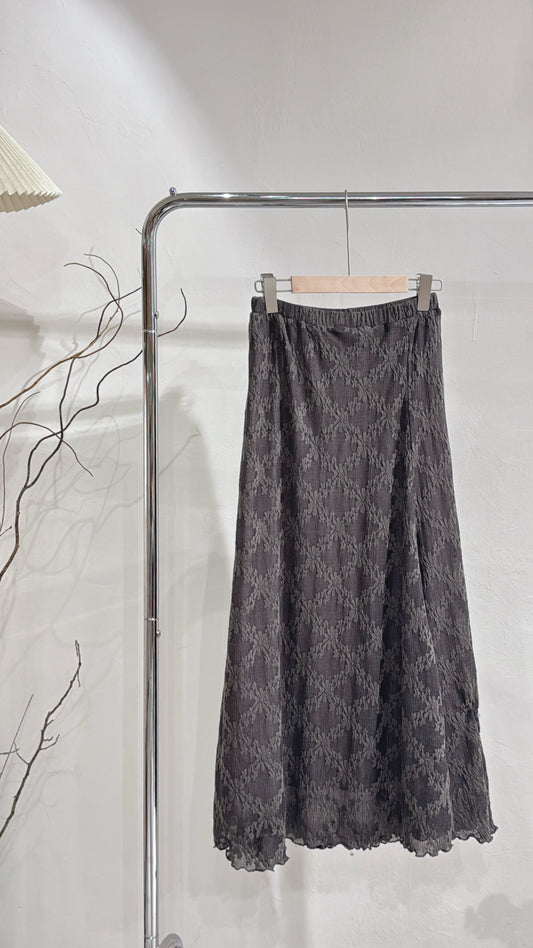 [ DDD made / 五月尾到貨  ₊˚⊹♡ ] kinki skirt / charcoal