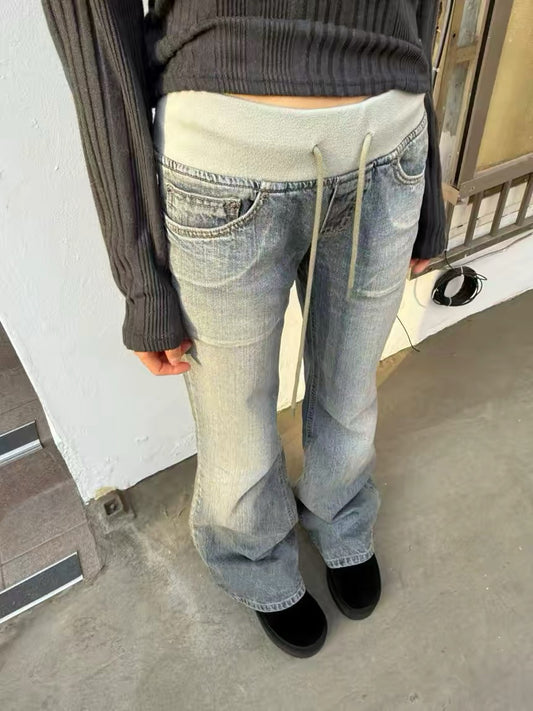 [ ˚.🎀༘⋆ HEART2HEART IAN 同款！] [ 預訂！] Low rise ian jeans