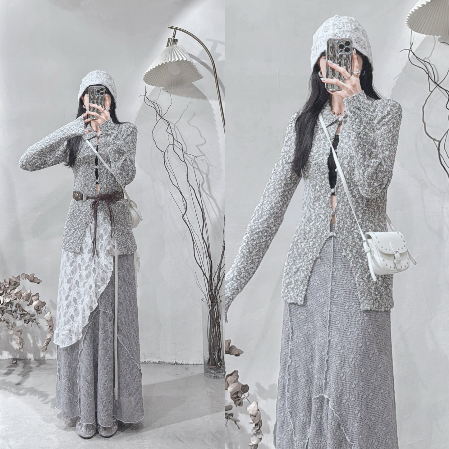 [ 現貨/預訂 ˚⟡˖ ࣪] [spring essentials! ݁ ˖Ი𐑼⋆] crocheted collared knit / 3 colors