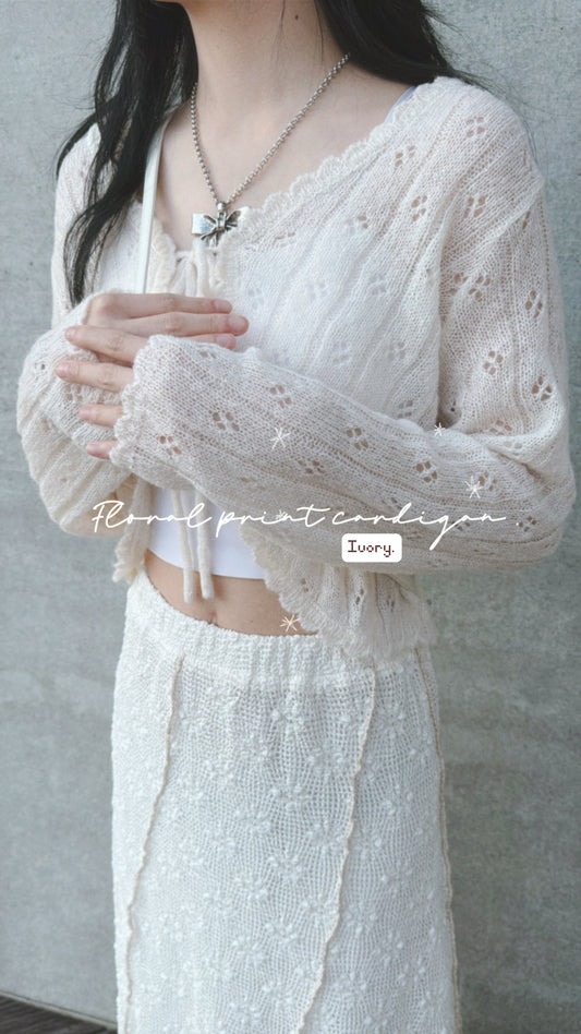 [ 超熱賣糖果色外套 ⋆✴︎˚｡⋆！] floral print cardigan / 5 colors