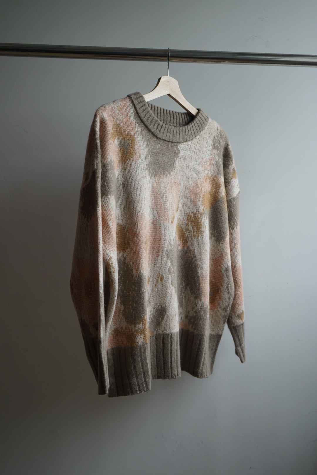【Colorful option!🌈】Mixed knitted Sweater / Orange