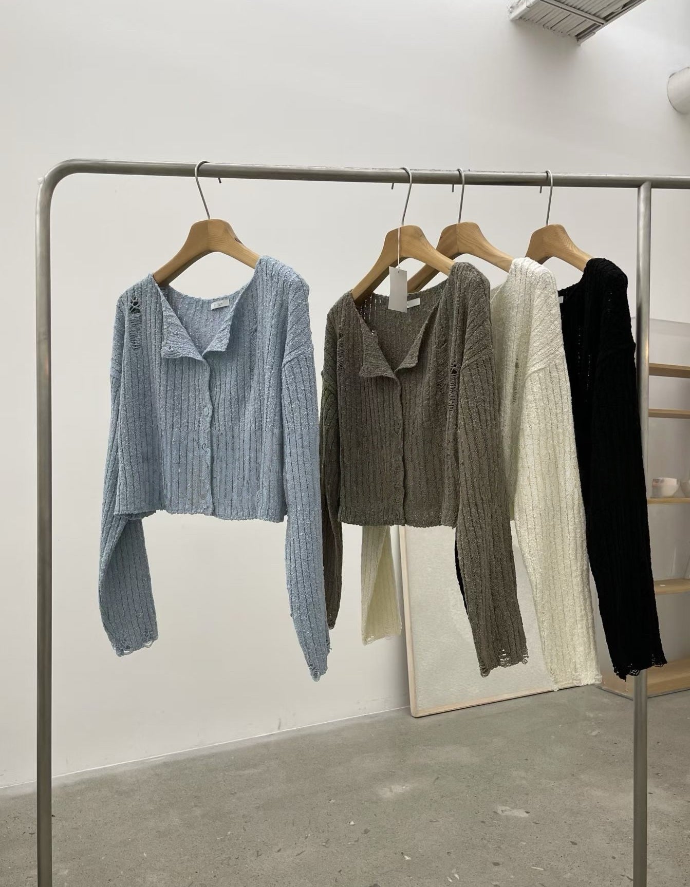 [ 預訂.˚‧💭 ] [ 大推！超特別毛粒感！] [ 入秋必備！] double-sided vince cardigan