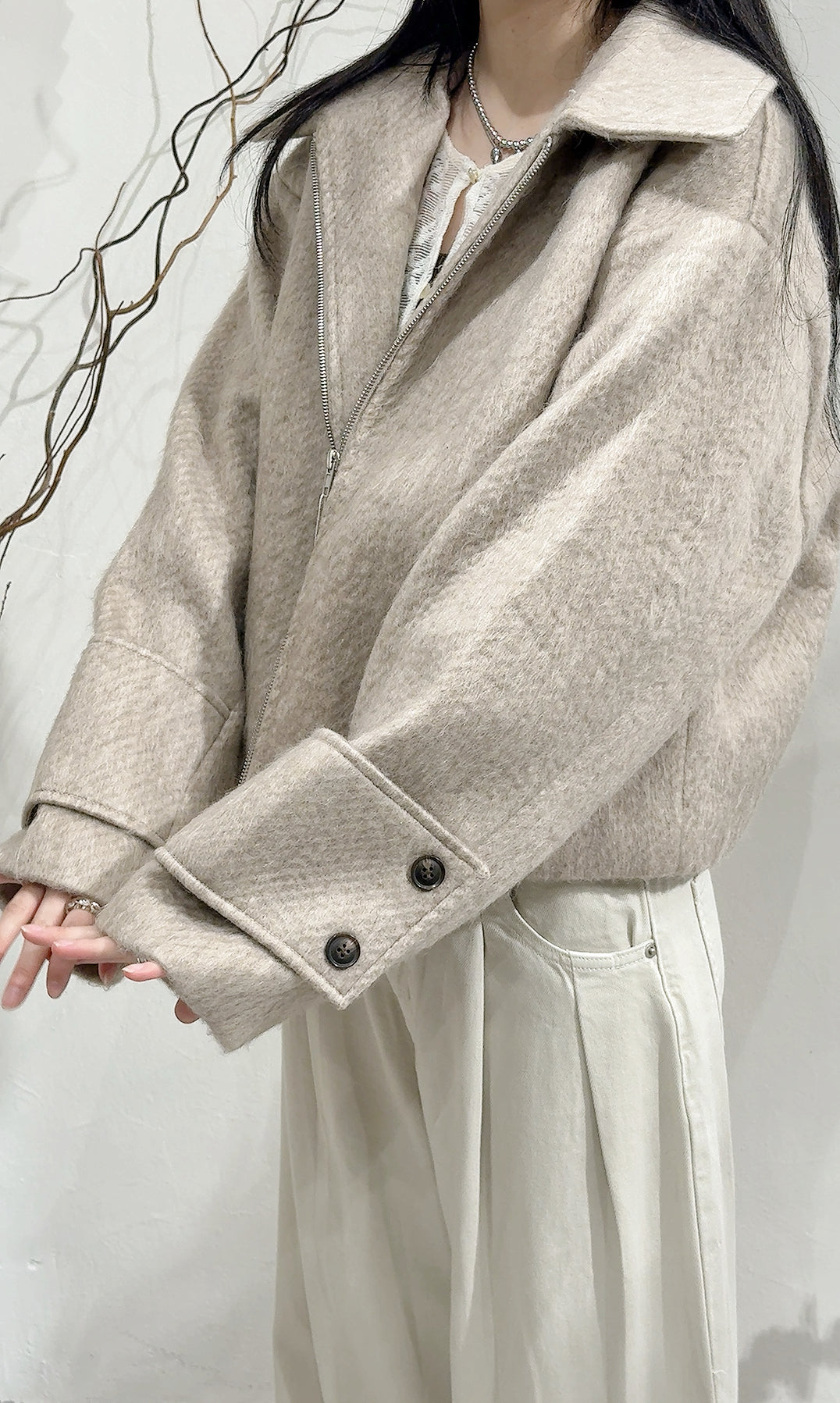 [ 現貨 / 預訂 ⋆𐙚 ̊ ] [ 日系外套！] Shaggy jacket / 2 colors