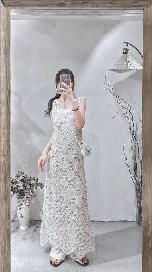 [ 現貨 / 預訂🪽⋆ ՙִՙ ] crocheted ops • mixed color