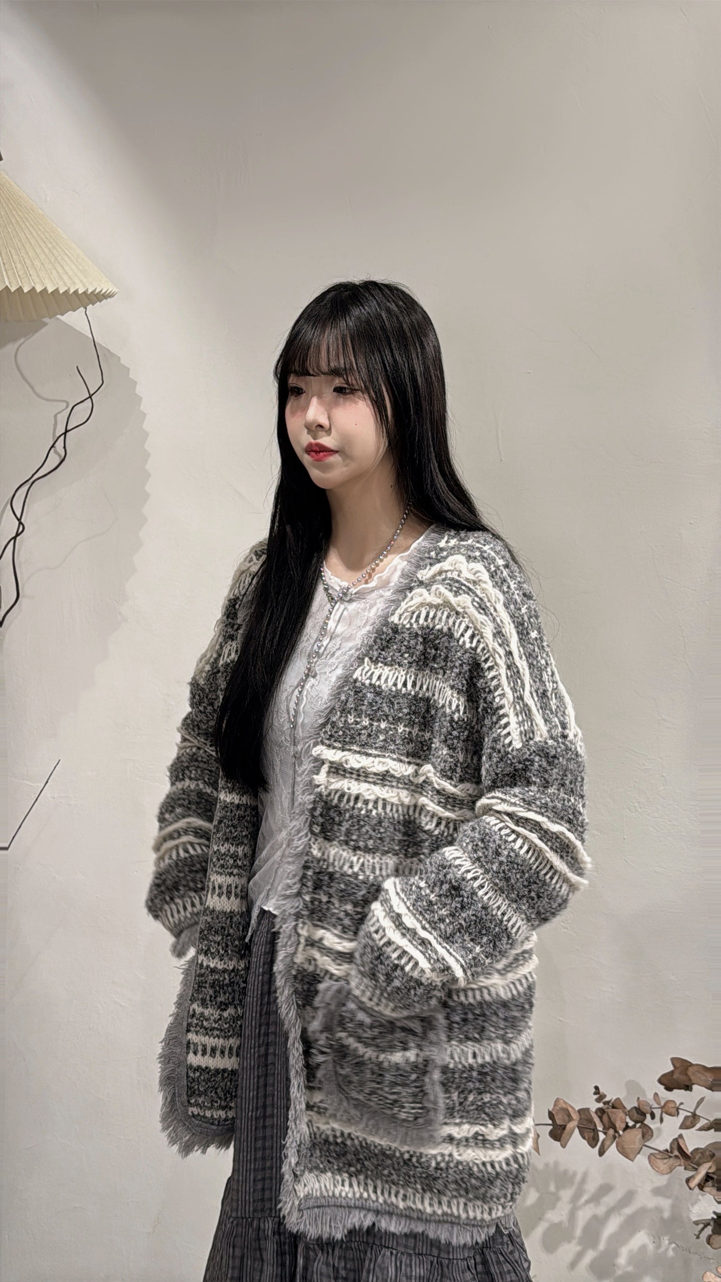 [ 預訂 ⋆𐙚 ̊ ] [ 大推！超特別！] frayed vintage cardigan