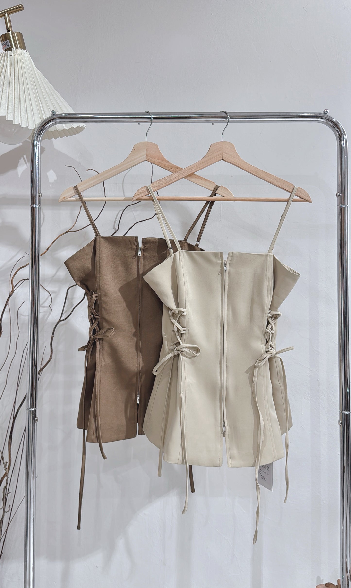 [ 預訂𐙚˙⋆.] [ 高質＋超修腰！] Lace up bustier