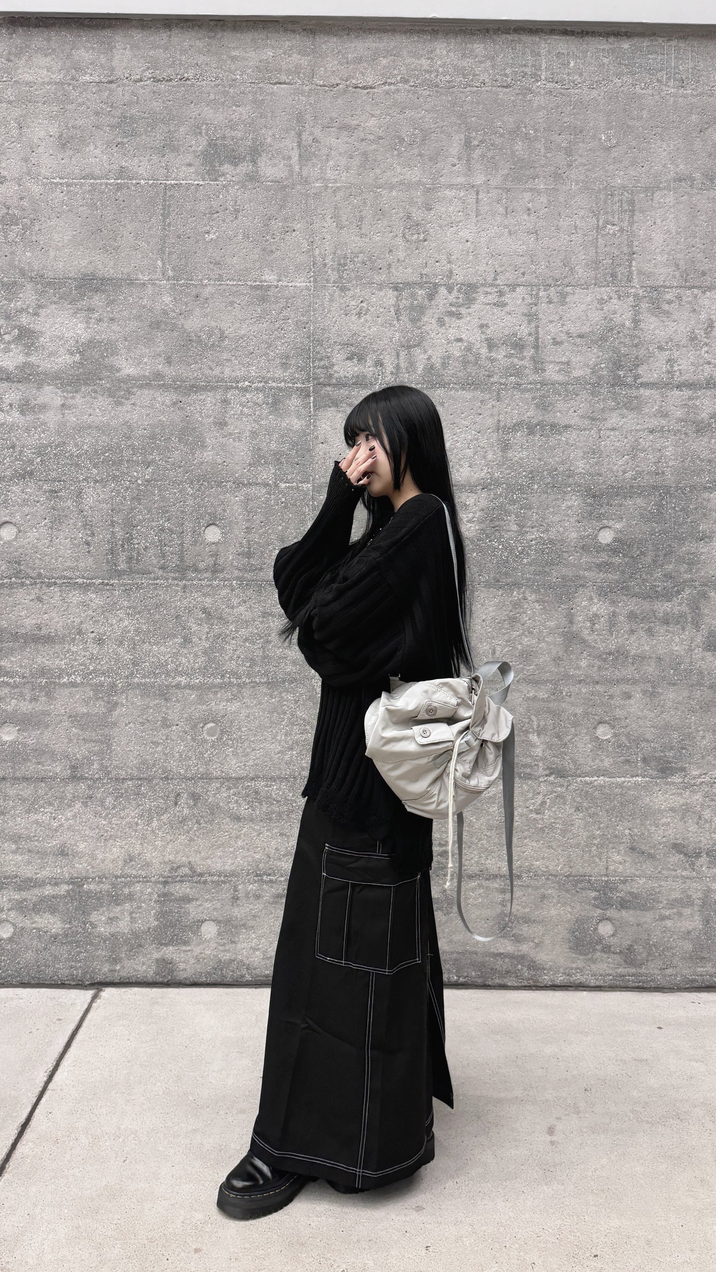【韓妹人手一個！🤍 】Nylon Mini Backpack  / Sliver