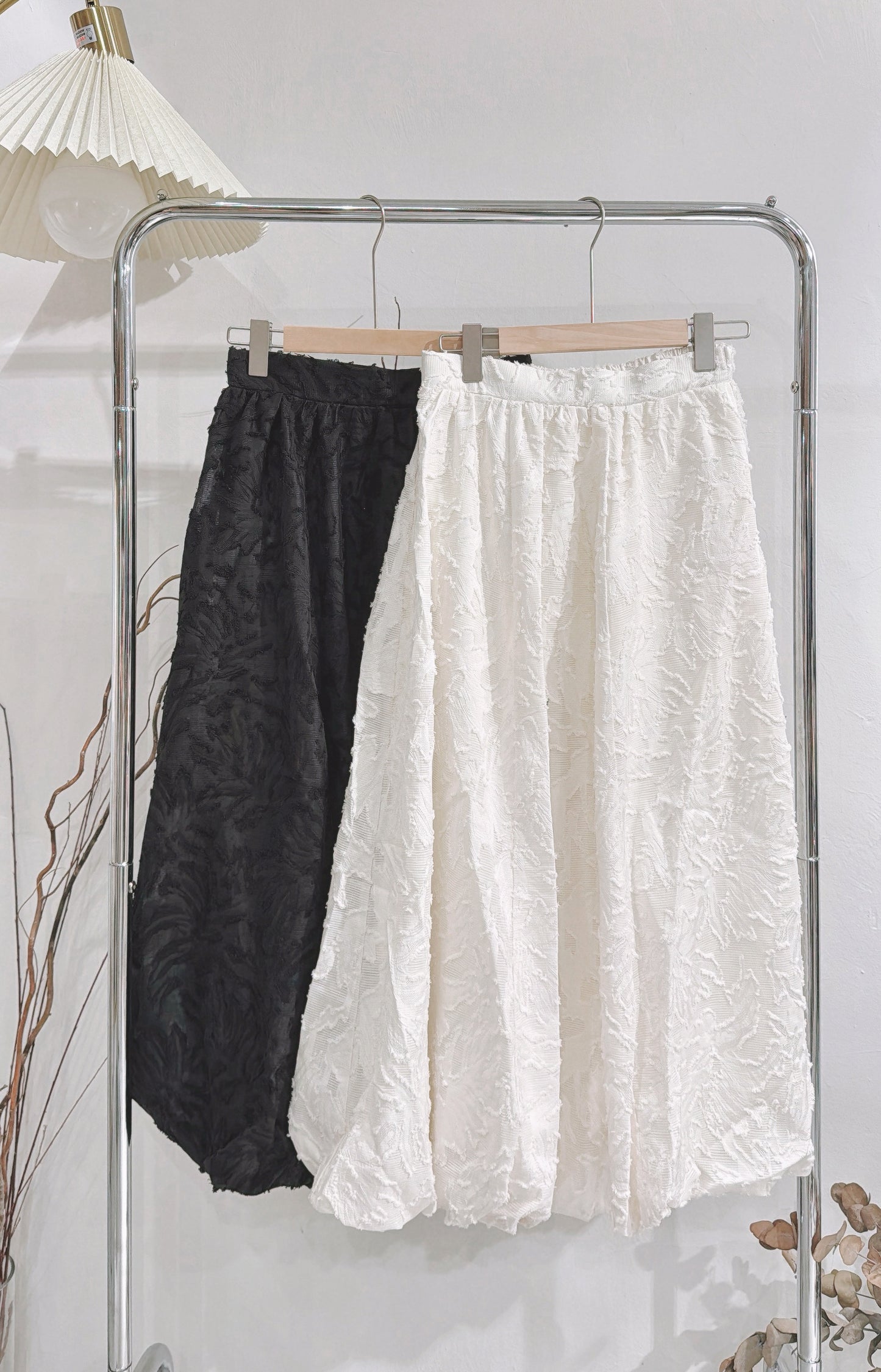 [ 現貨/預訂˚⊹♡ ] [小個子友好! ]  Jacquard Balloon Skirt / 2 colors