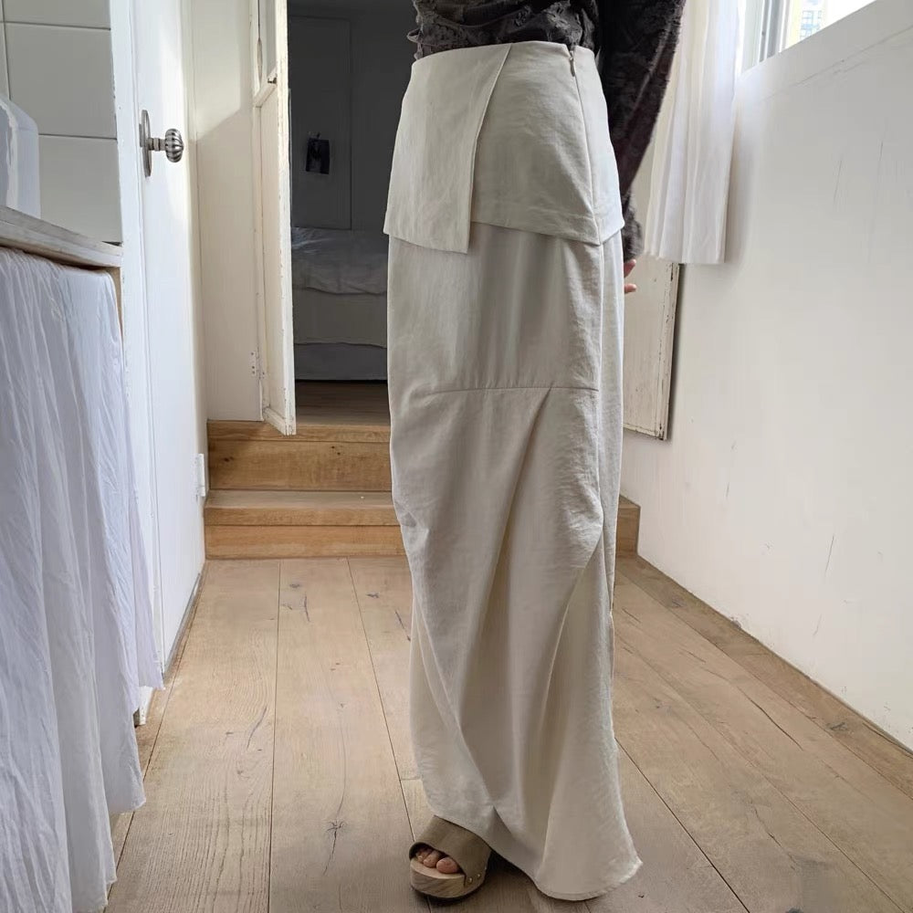 [ 預訂 🪽⋆ ՙִՙ ] dart skirt • 2 colors