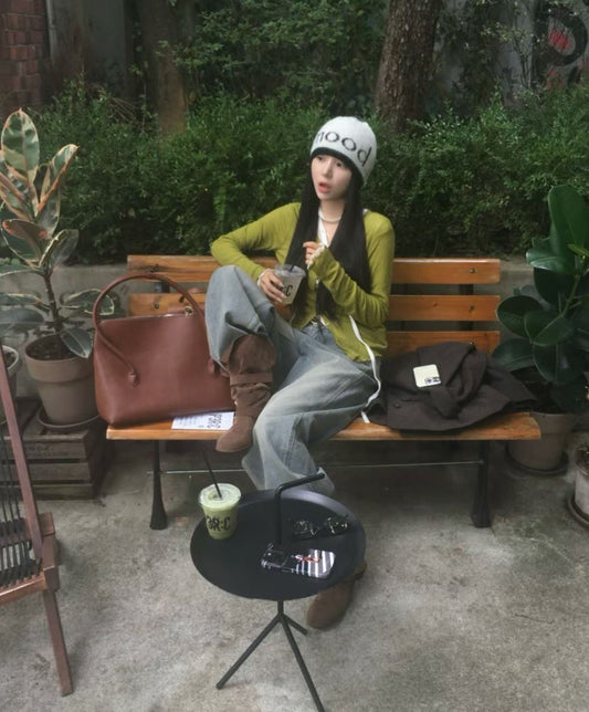 [ 預訂  📷 ༘ ⋆｡ ˚ ] wool see through cardigan / 5 colors