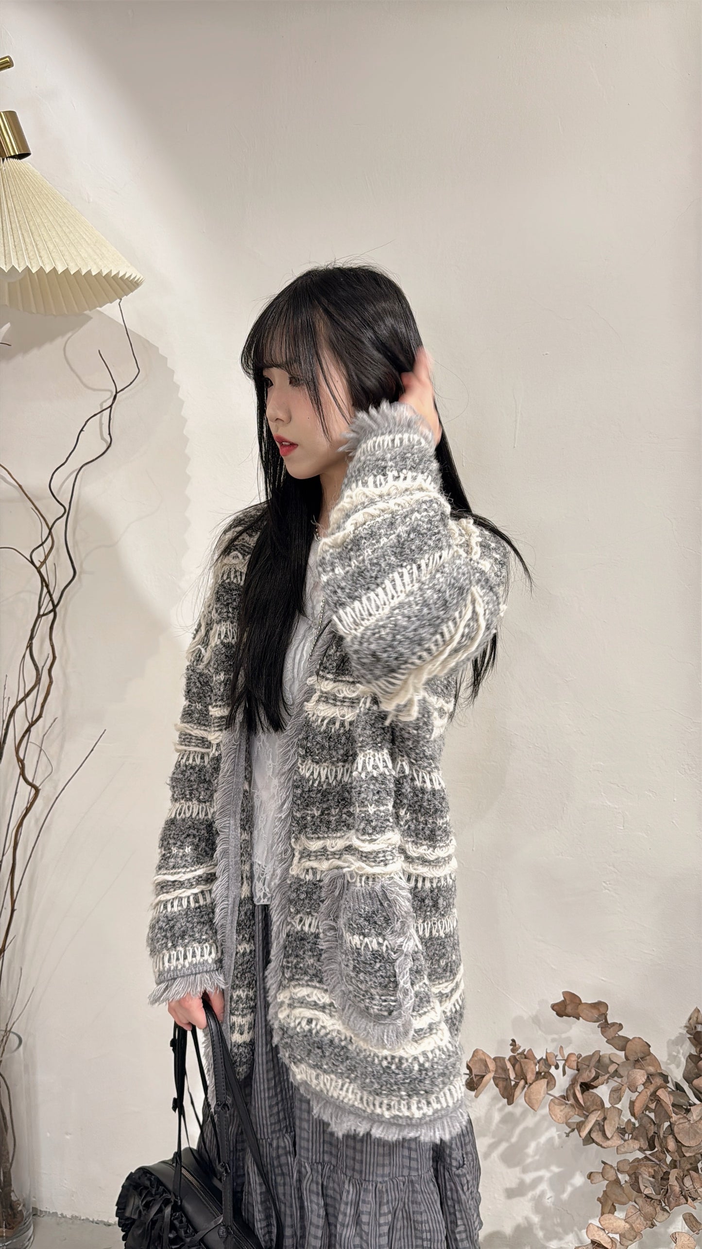 [ 預訂 ⋆𐙚 ̊ ] [ 大推！超特別！] frayed vintage cardigan