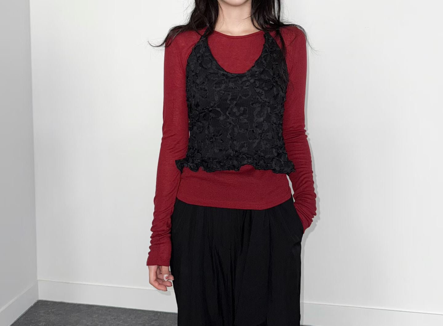 [ 預訂 ⋆✴︎˚｡⋆！] [ my picks! 超韓系 onni ˚⟡˖ ࣪ ] textured halter top / 2 colors