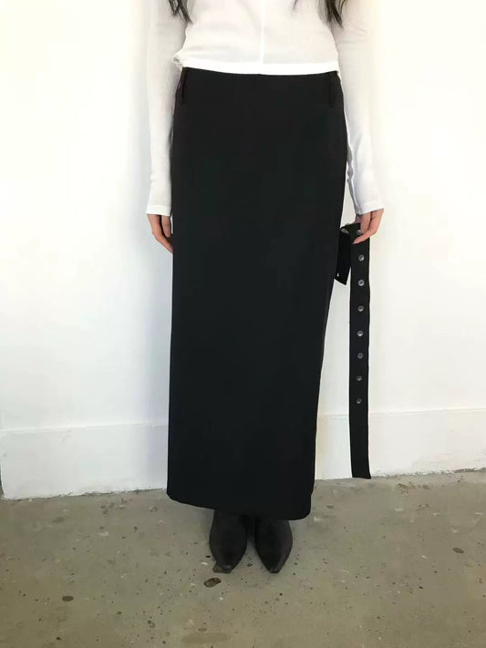 [ .✦ ݁˖ 預訂 ] [ 店主自留款！] belted skirt / 2 colors