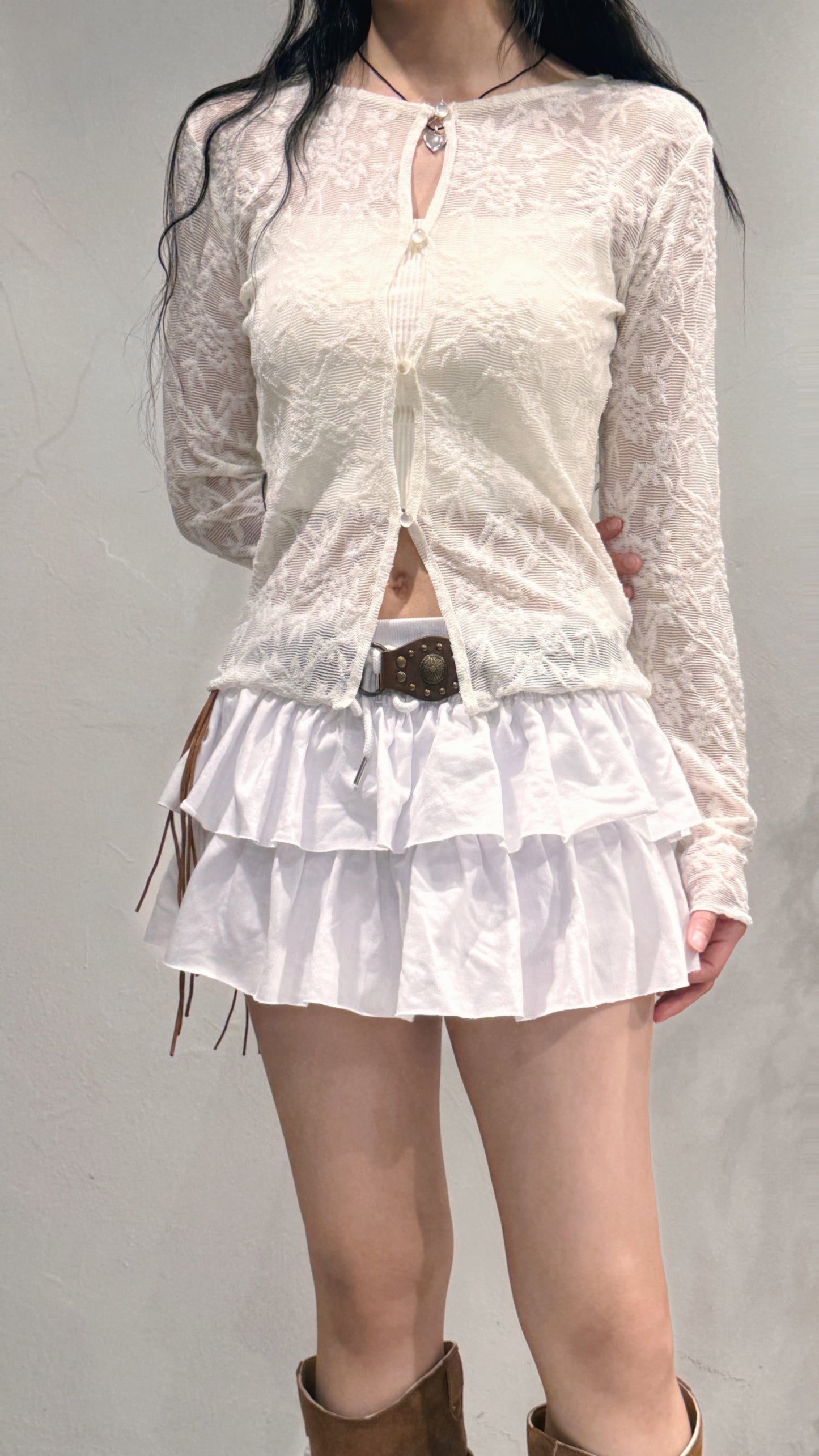 [ must have! 不用打底 🎀] layered mini skirts / 4 colors