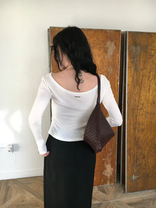 [ 預訂 ⋆𐙚 ̊ ] round neck inner / 4 colors