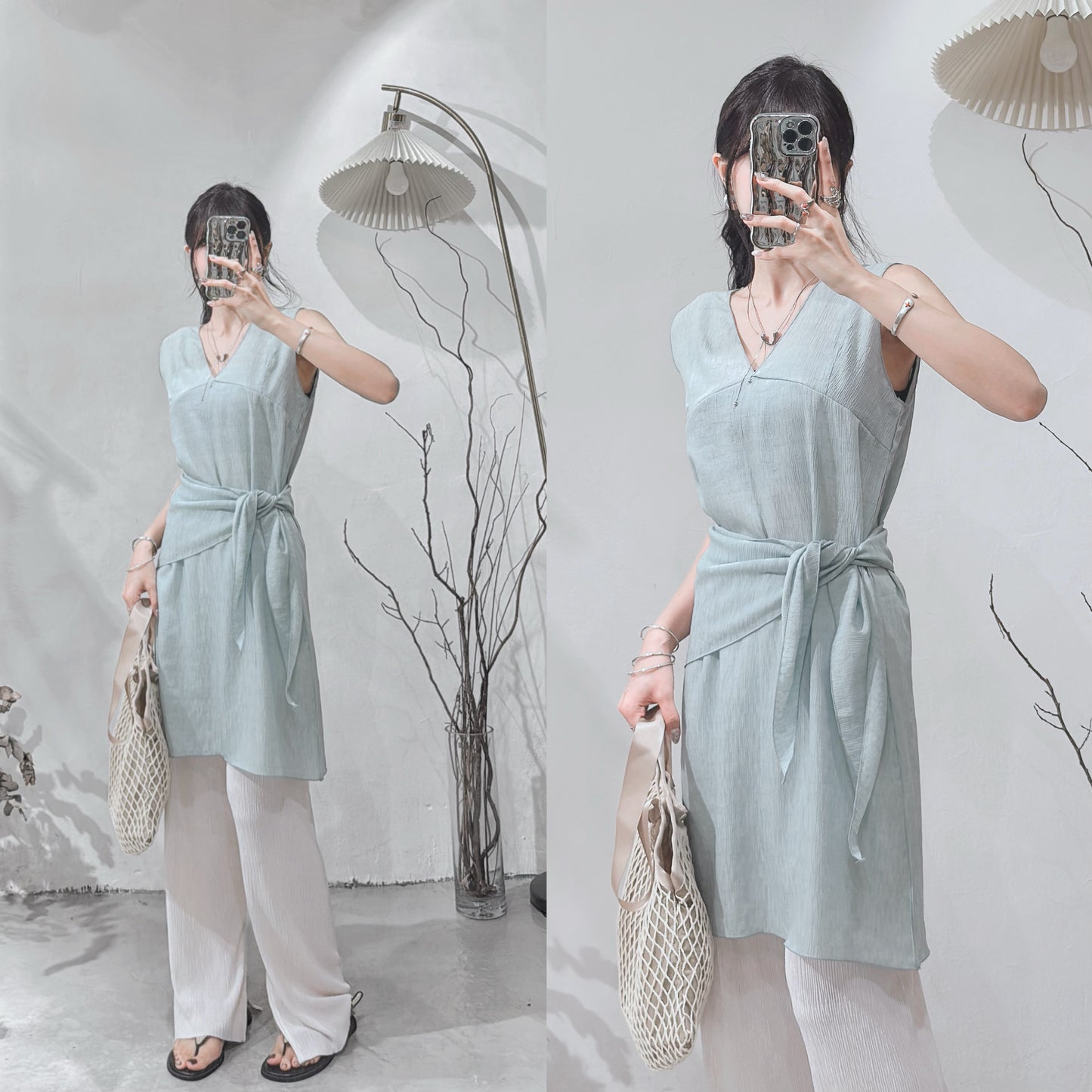 [ 預訂 ༠°◞✭ ゛] [ my picks! ] [ 附腰巾！] textured set • 3 colors
