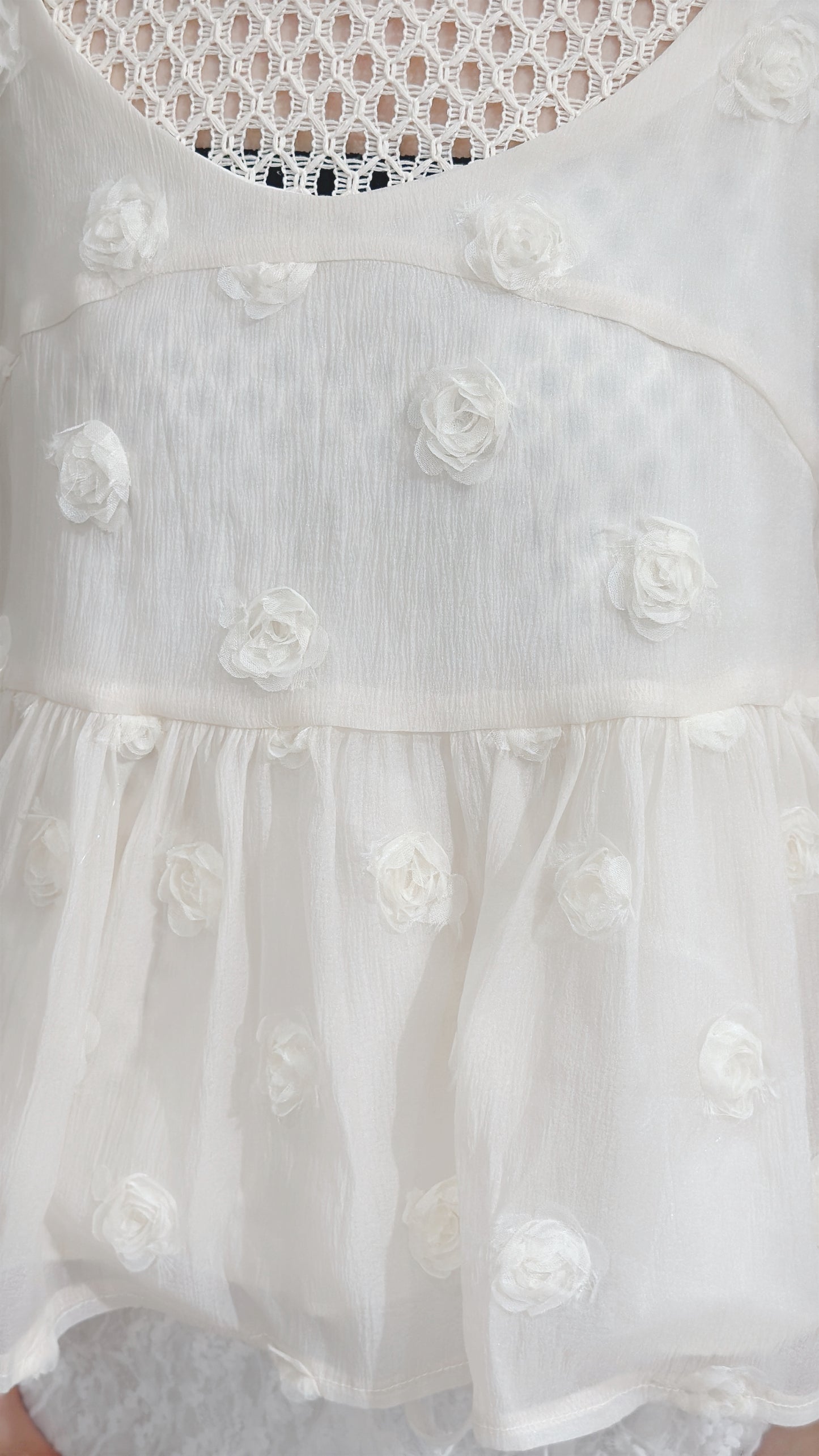 [ 預訂  ₊˚⊹♡ ] [ my picks! ] rose cami / ivory