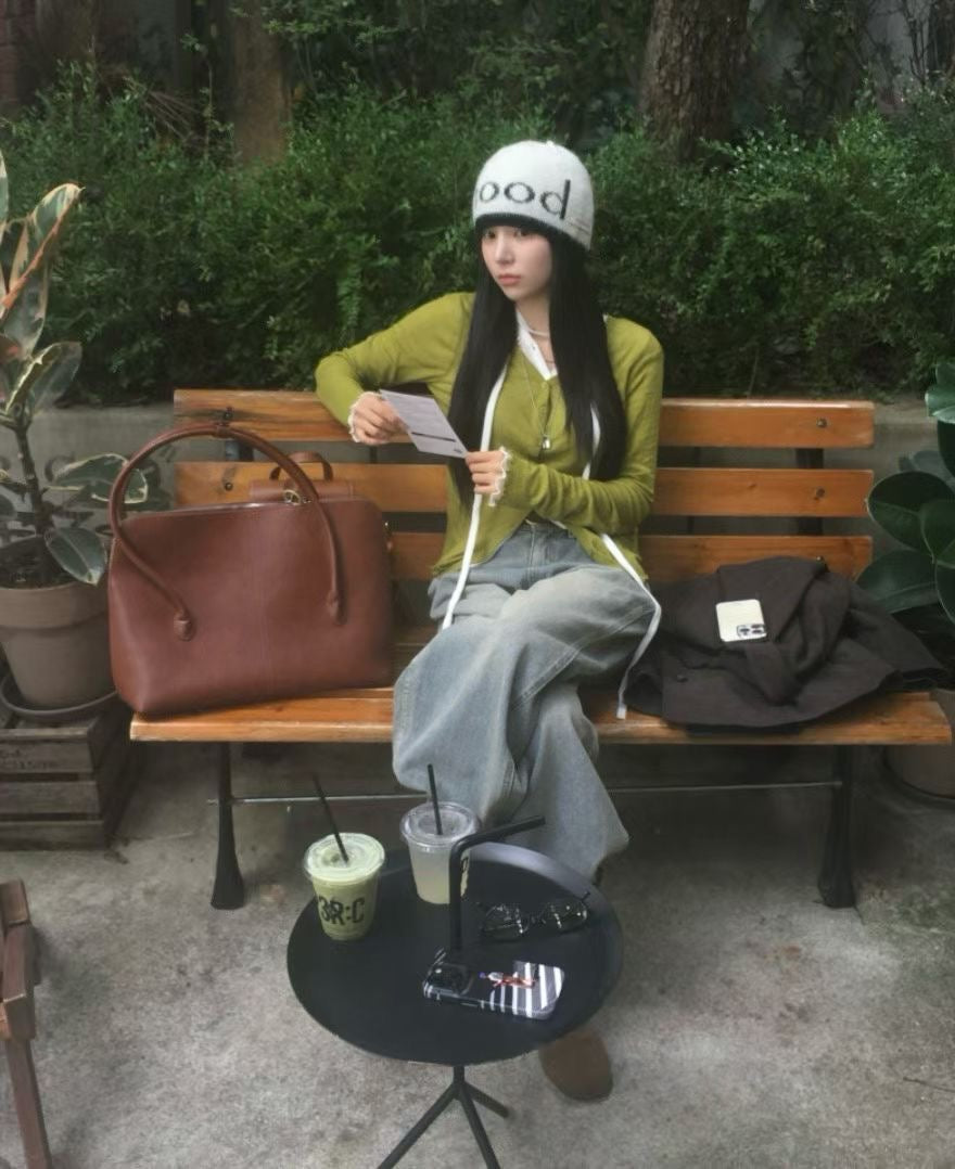 [ 預訂  📷 ༘ ⋆｡ ˚ ] wool see through cardigan / 5 colors