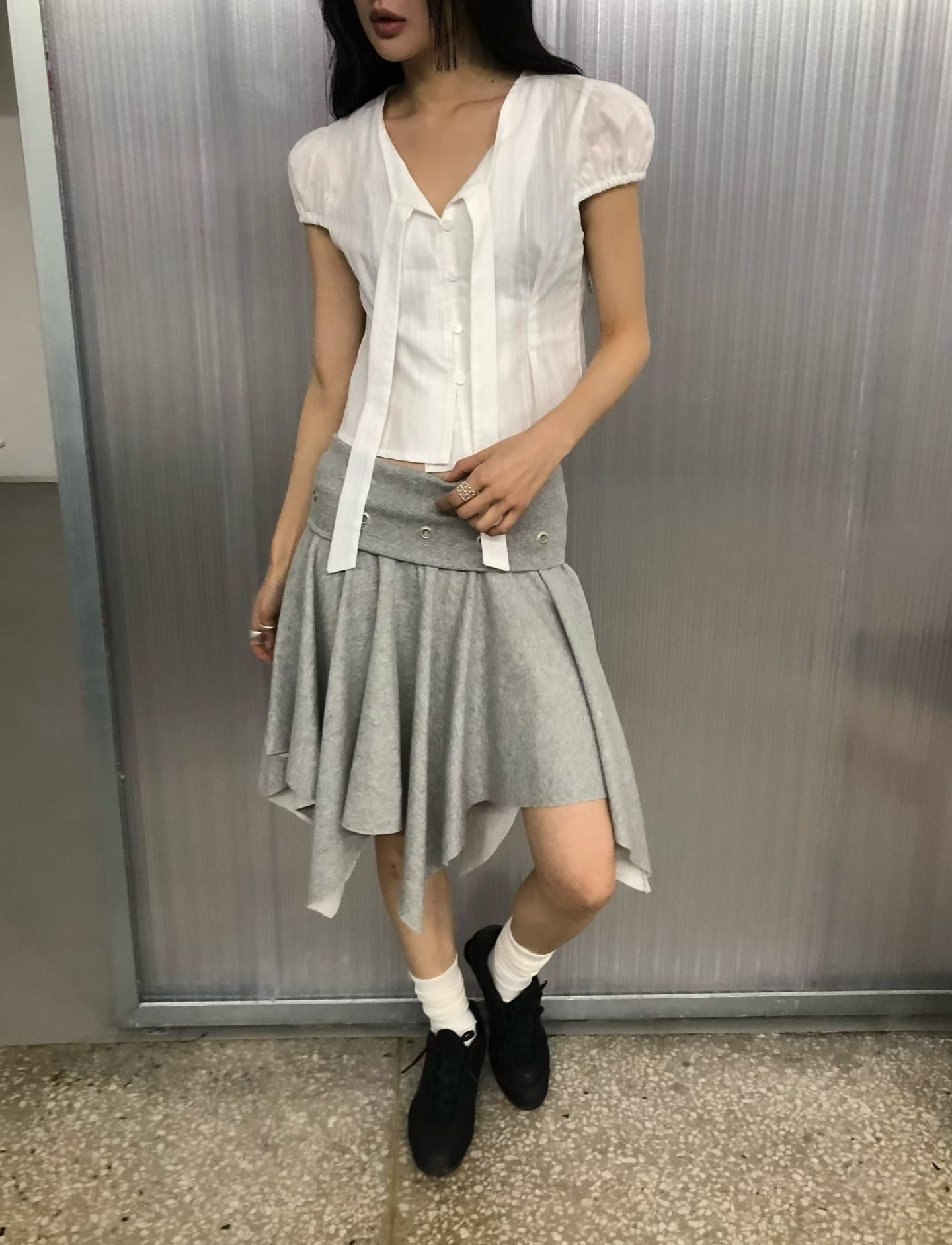 [ ✰ 預訂 ] eyelet skirt / 3 colors