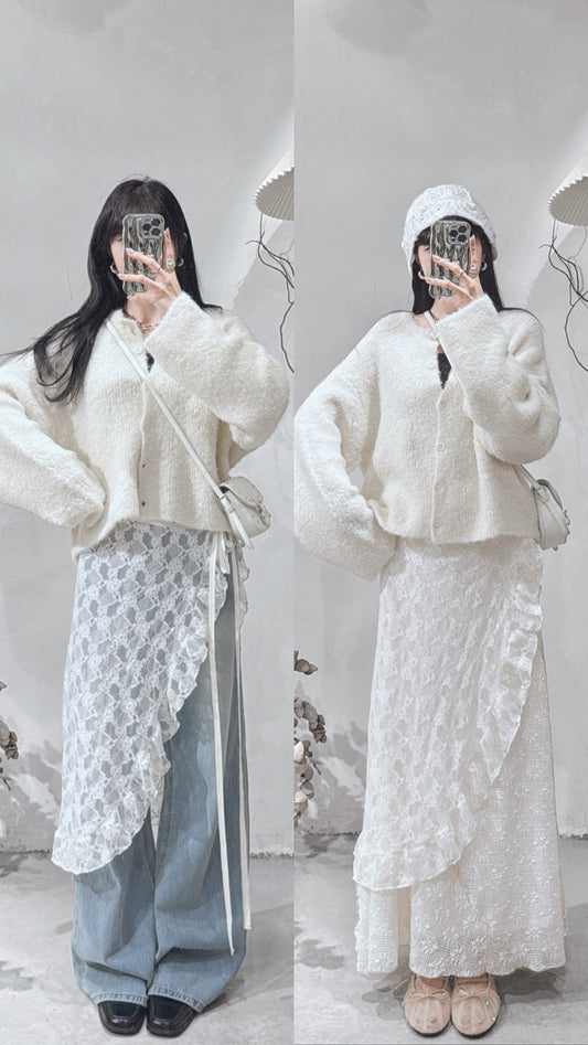 [ 限量現貨  ˚⟡˖ ࣪] textured cardigan