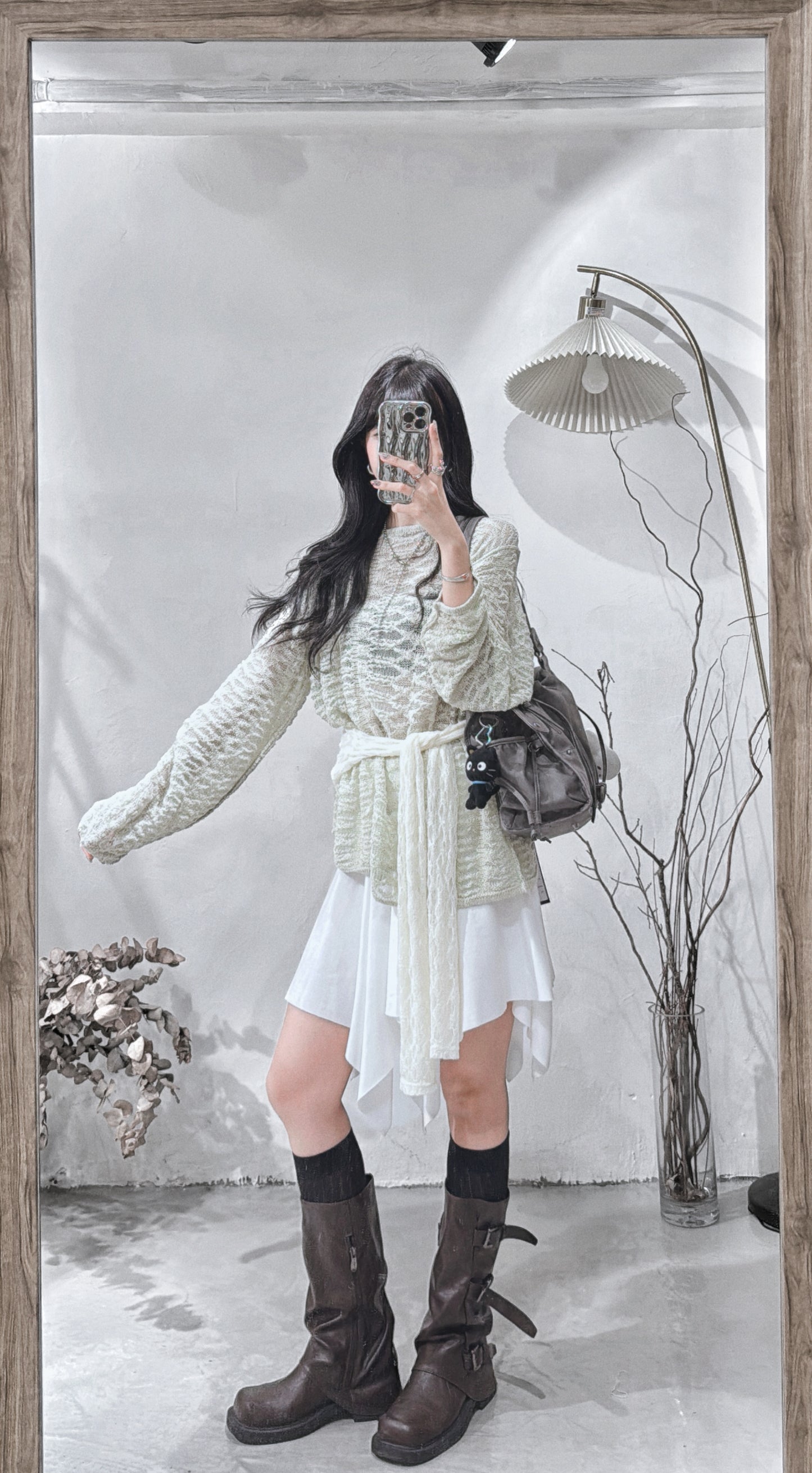 [ ✰ 預訂 ] eyelet skirt / 3 colors