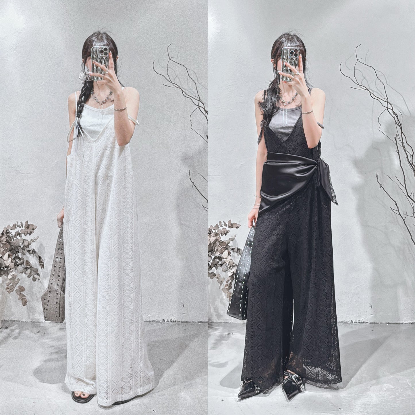 [ 現貨 / 預訂🪽⋆ ՙִՙ ] lace jumpsuit • 2 colors