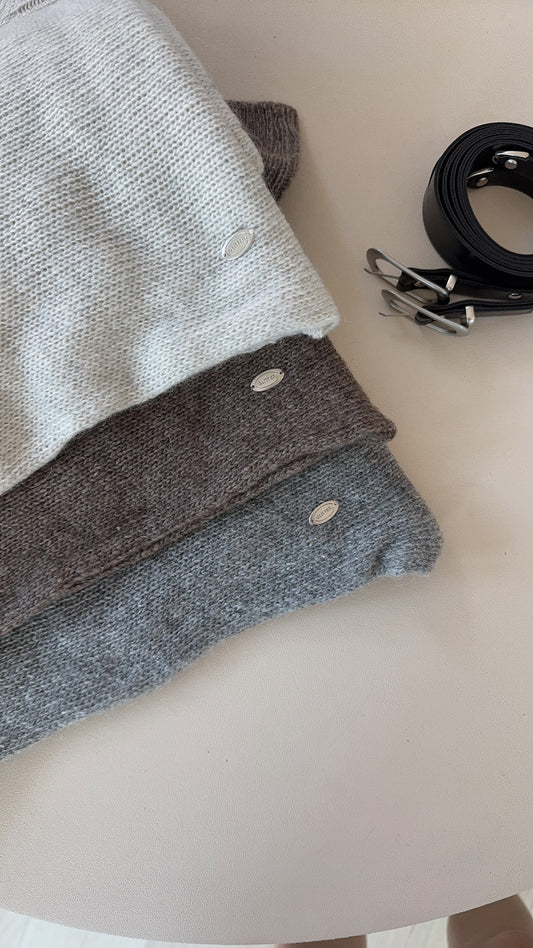 [ dudeinKR 限時連線價！🇰🇷⋆. ] Mohair cropped knit / 3 colors