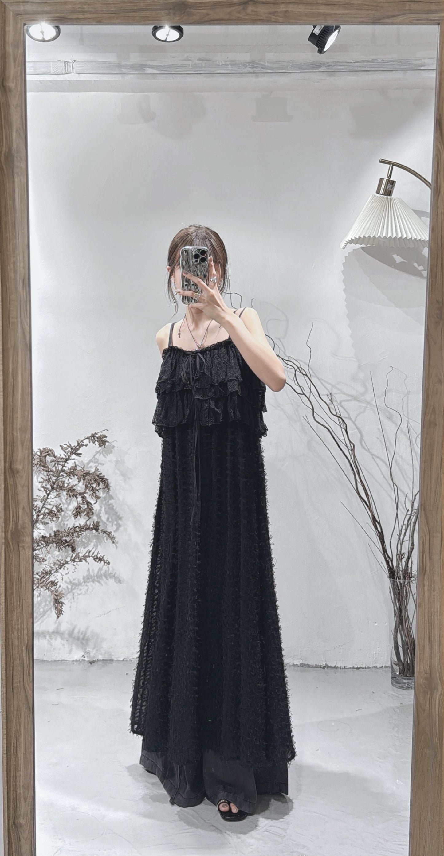 [ new color! ] feather ops (ver.2) / black
