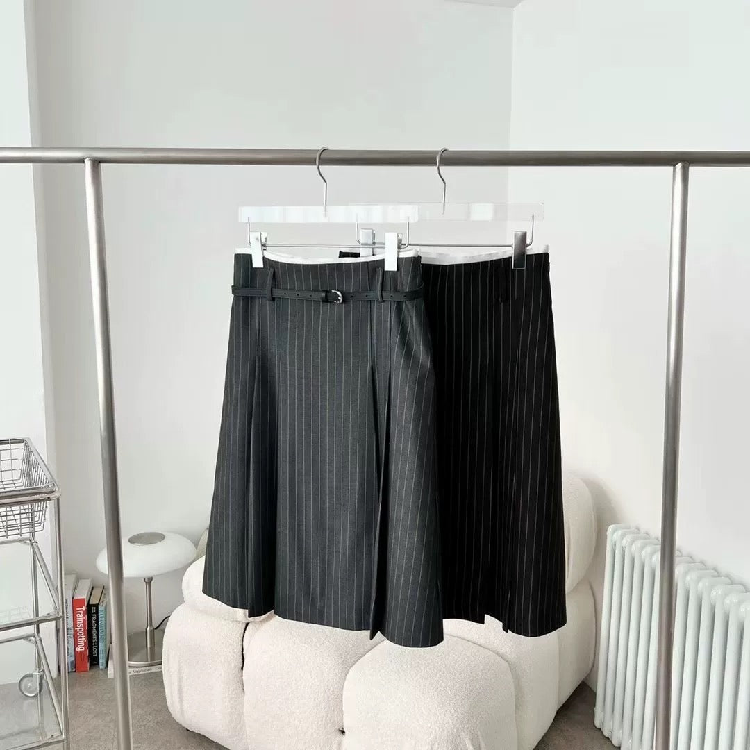 [直播92折適用!] stripped skirts/ 2 colors