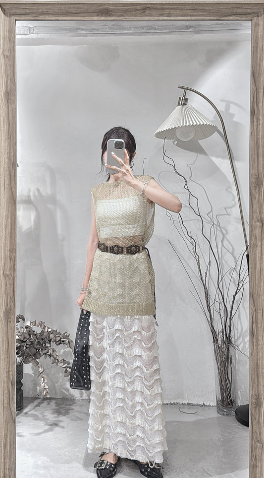 [ 現貨/預訂˚⊹♡ ] [charlotte's picks!]  lone lone glossy vest / ginner
